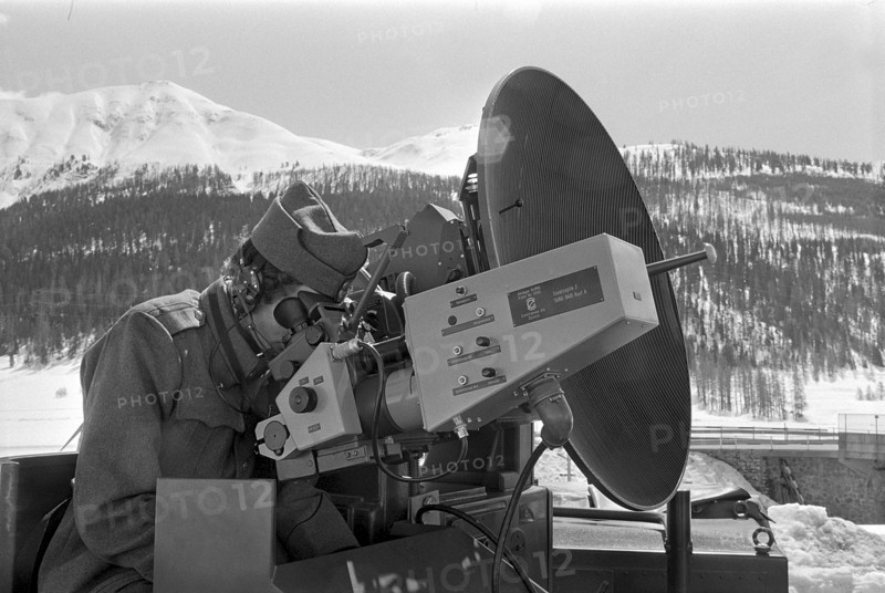 Flab firing ground S-chanf in Engadine 1975