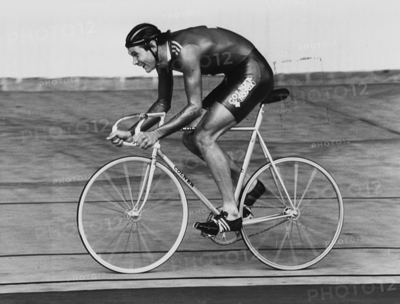 Track Race WC 1981: Hans Känel.