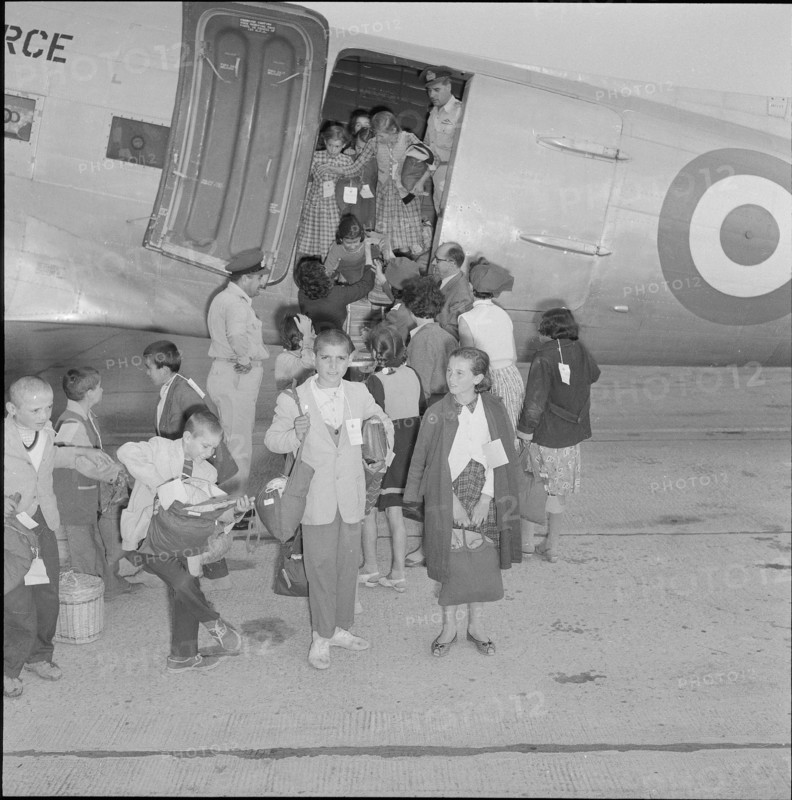 Greek children with tuberculosis recover in Switzerland, 1956.