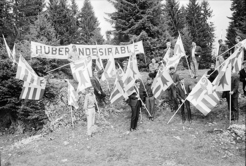 62nd Marché-Concours Saignelégier, Jura separatists, 1965.