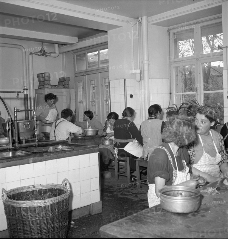Occupational therapy in psychiatric hospital, 1951.