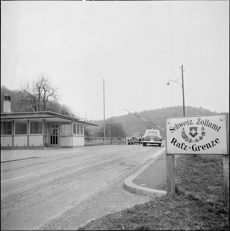 Rafz, Swiss customs office; 1957.