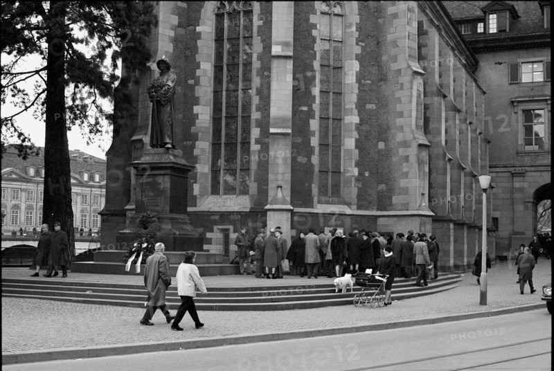 Czech students on hunger strike in Zurich, 1969.