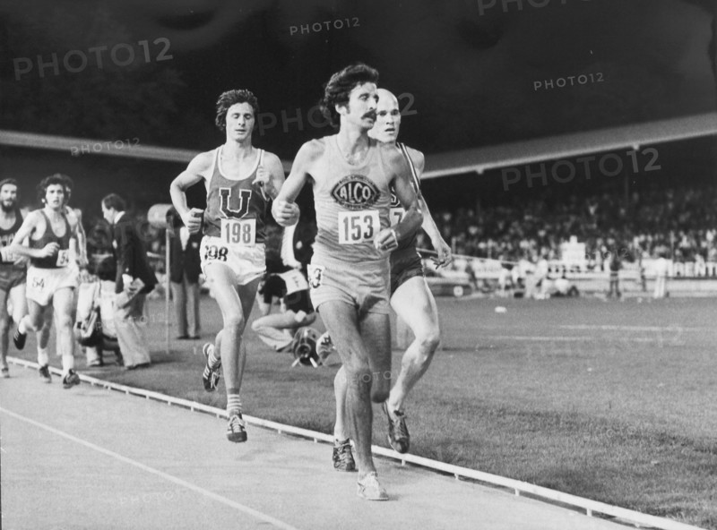LCZ Meeting 1974, 5000m: Werner Meier, Frank Shorter, Dick Buerkle.