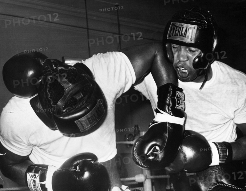 Muhammad Ali sparring 1967.