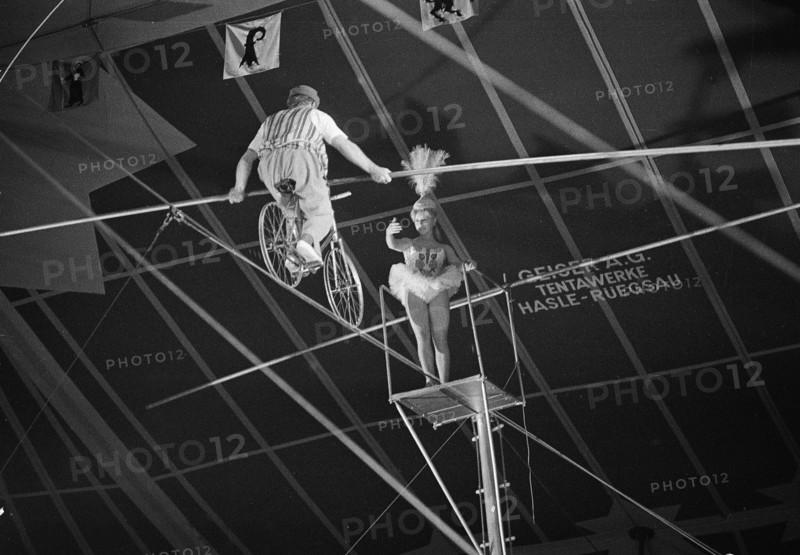Isabella Nock, Swiss circus artiste, 1964.