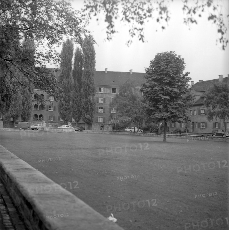 Birkenhof schoolyard in Bättwil 1969.