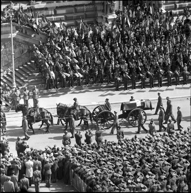 Funeral of General Guisan, 1960.