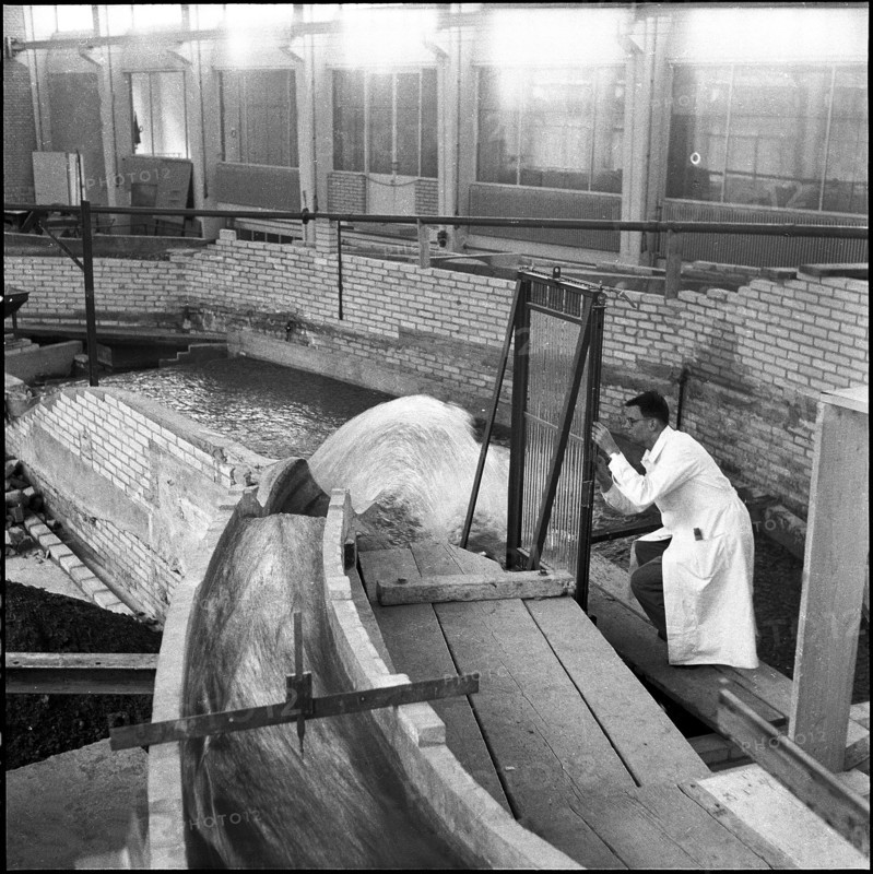 Laboratory, Instiute of hydraulic engineering, ETH Zurich 1955.