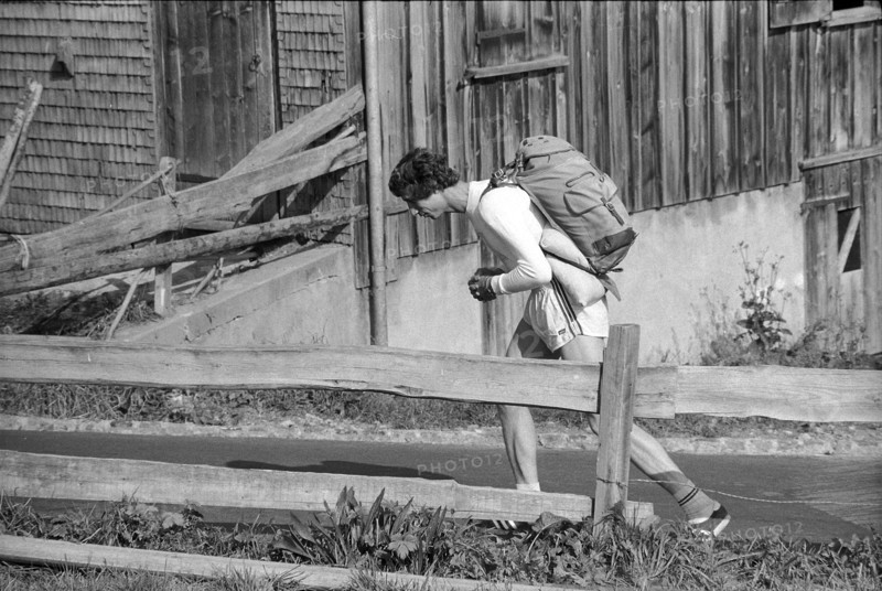 Walter Steiner, training in Wildhaus 1975.