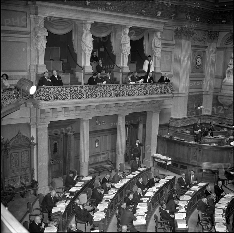 National Council Hall, session; 1961.