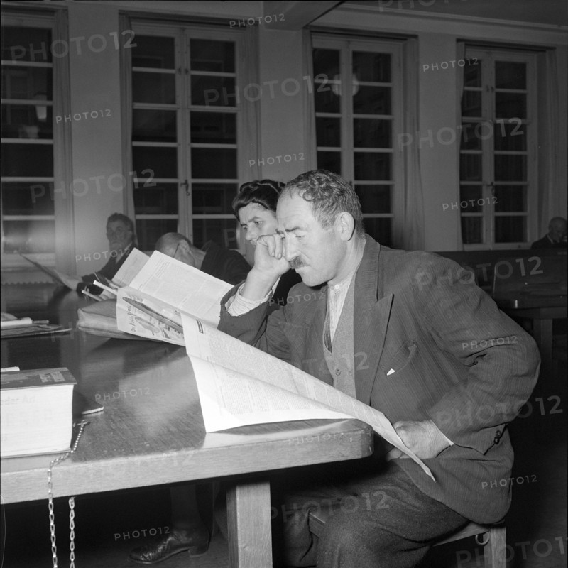 People Reading, Pestalozzi-Library Zürich 1953.