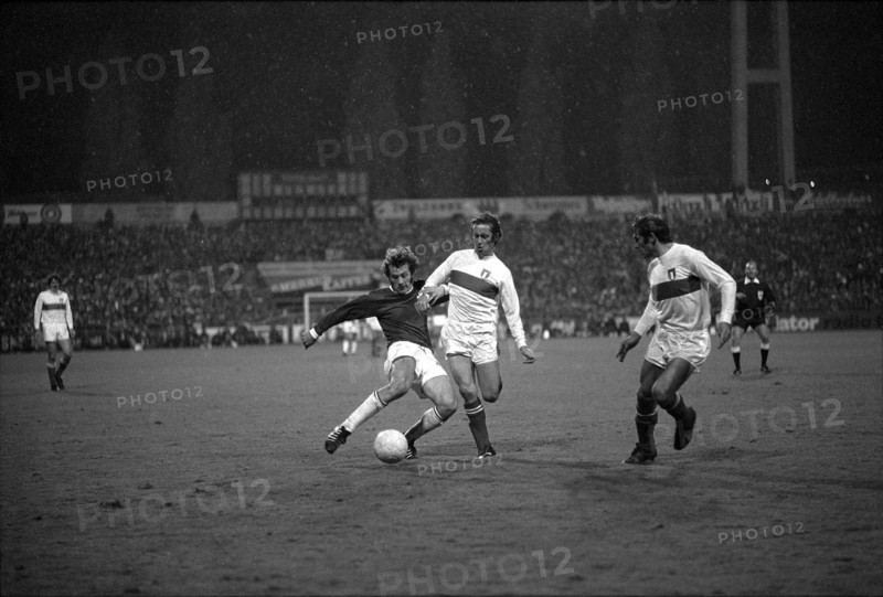 International match Switzerland - Italy 1972: Müller, Rosato.