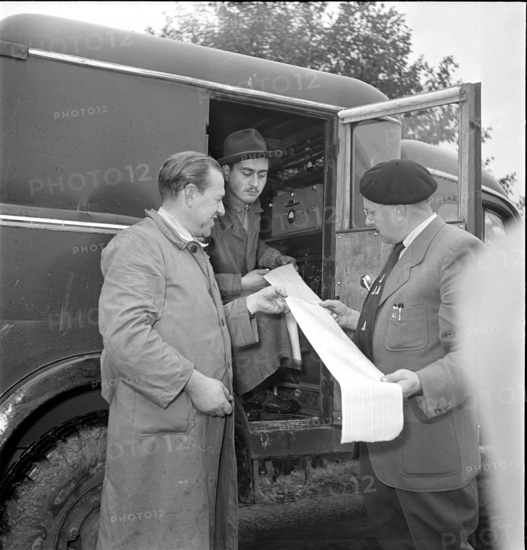 Vaud, drilling , search for oil; 1952.