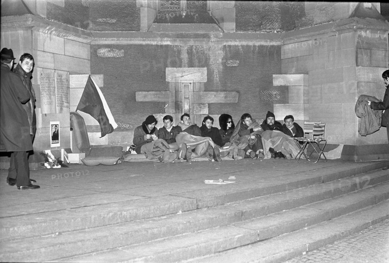 Czechs on hunger strike in Zurich 1969.