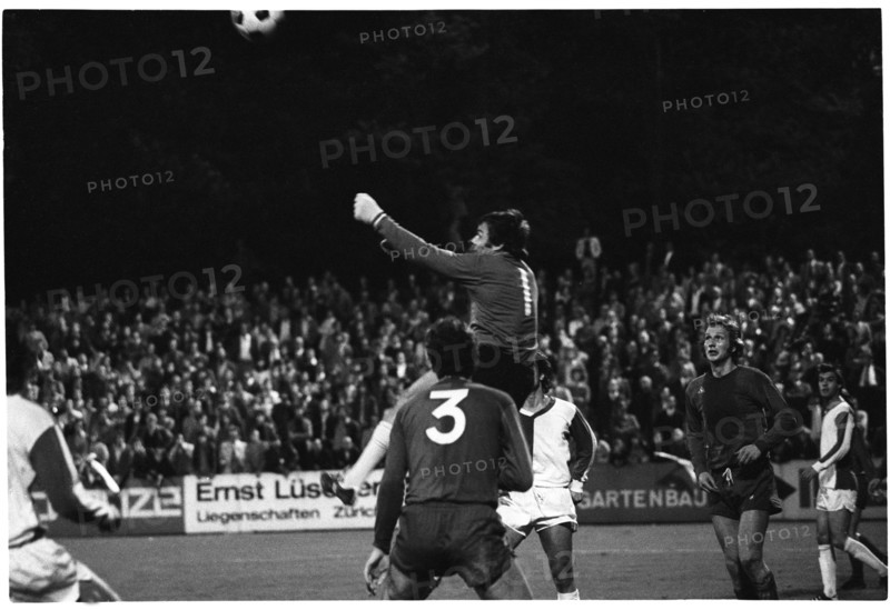 NLA 1973/74: Grasshoppers Zurich - FC Basel; Marcel Kunz.