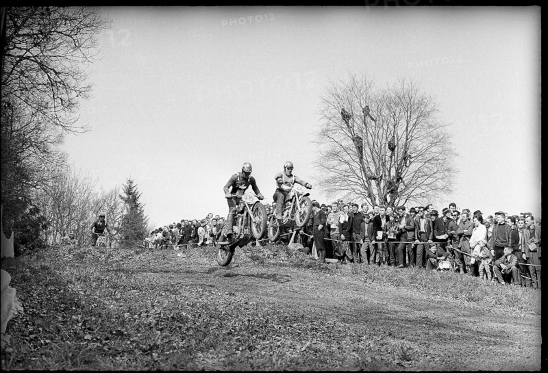 Motocross race at gravel pit Regensdorf 1970.