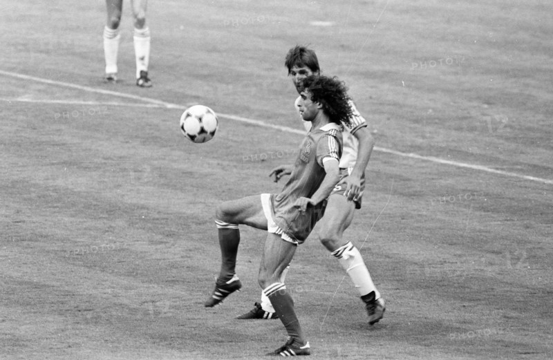 Football WC 1982: France - Northern Ireland; Dominique Rocheteau.