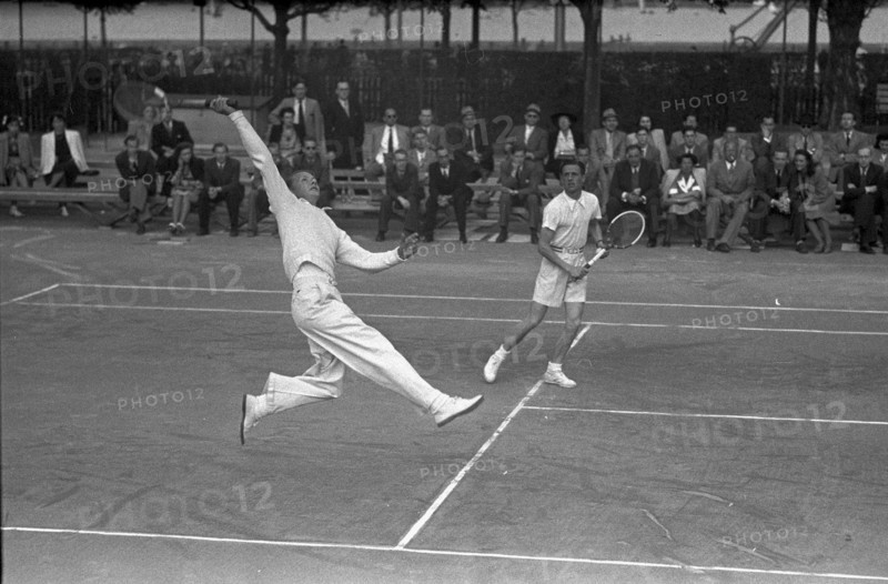 Doubles: Reutercrona-Huonder (photo) vs. Pfaff-Spitzer.