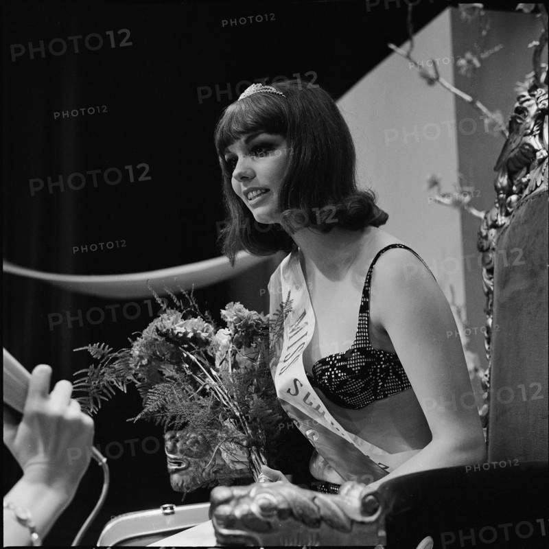 Election of Miss Switzerland 1966: Hedy Frick.
