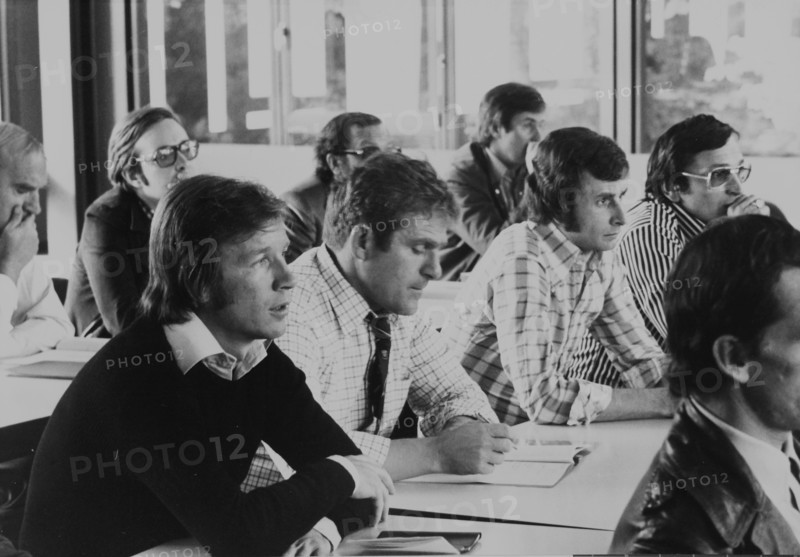 Meeting in Magglingen 1973: Benthaus, Hüssy, Blättler, Kym.