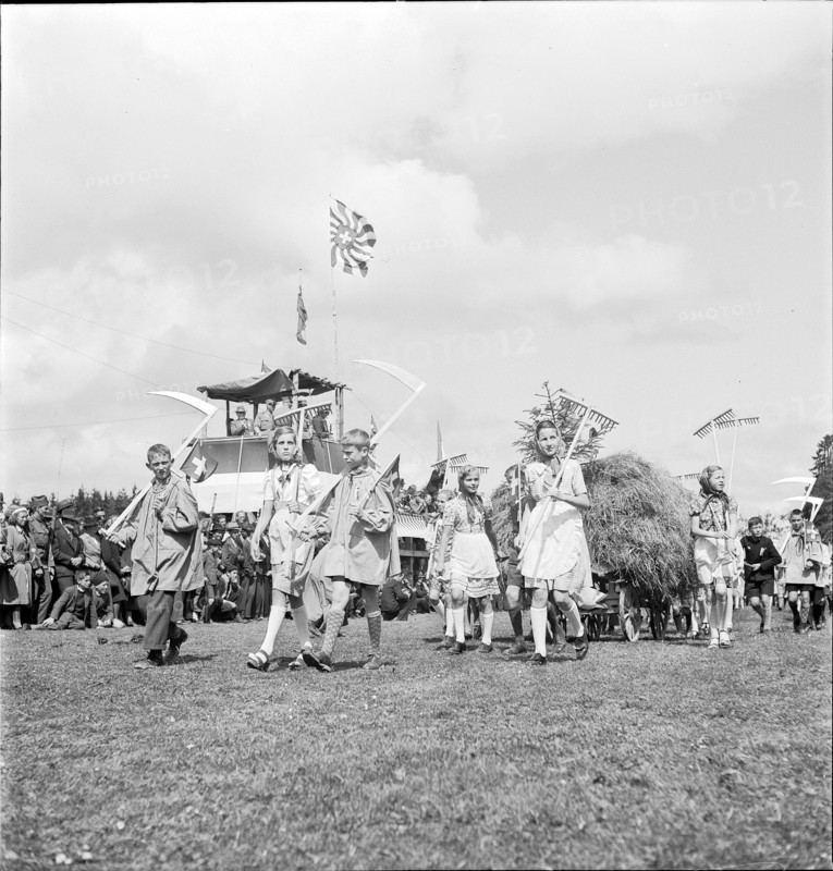 38th Marché-Concours Saignelégier, parade, 1941.
