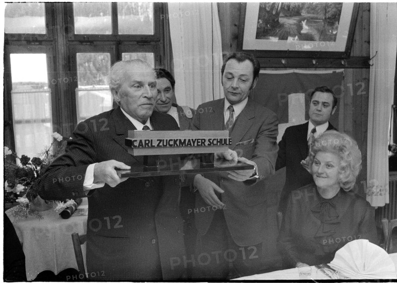 Carl Zuckmayer, Mr. Ott, Alice Zuckmayer 1971.