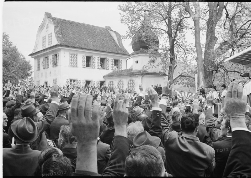 Obwalden voter's meeting, voting 1968.