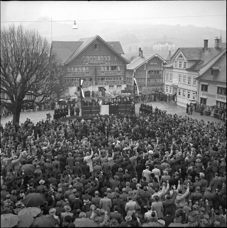Innerrhoden voter's meeting, Appenzell 1952.