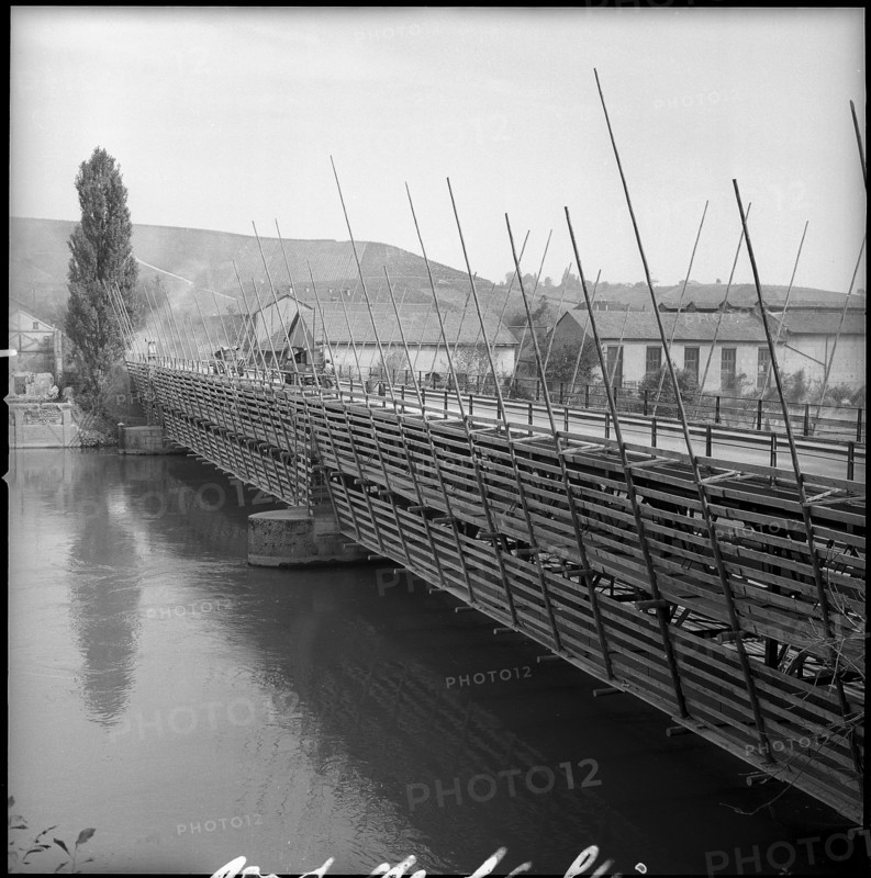 Renovation, Pont de la Plaine bridge; 1959.