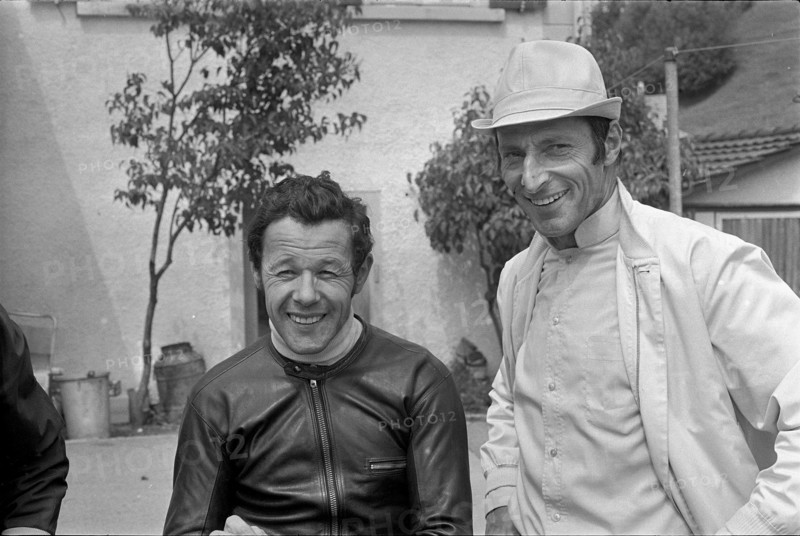 Tour de Suisse 1969: Luigi Taveri and Ferdi Kübler.