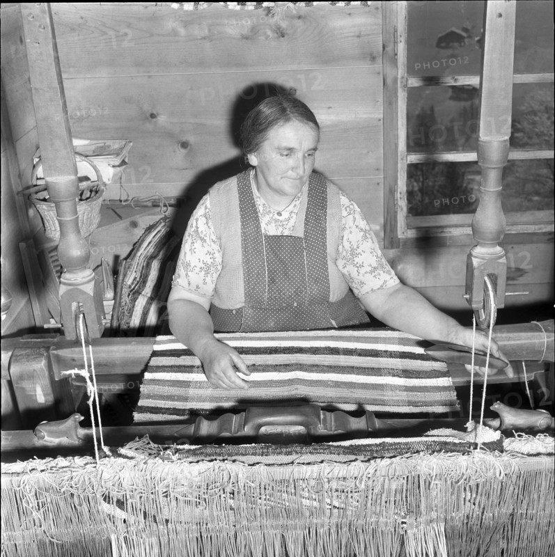 Linen Weaver, 1962.