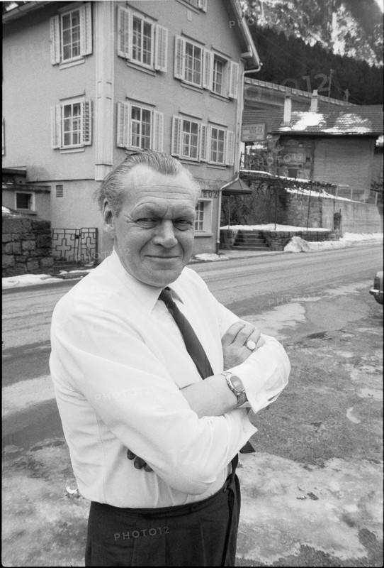 Walter Schühle, landlord, has seen Ufos at Gurtnellen 1979.