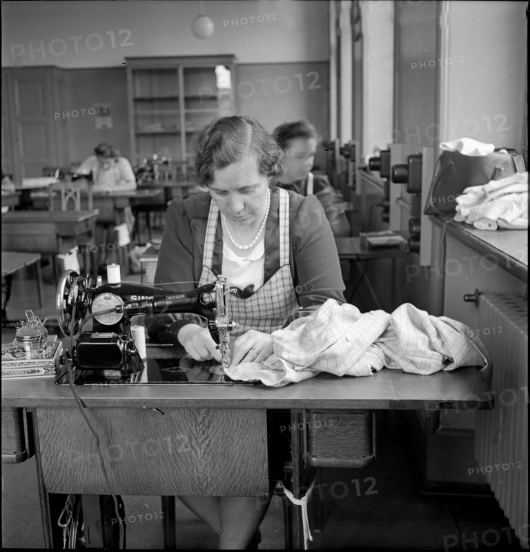 Women during World War 2; school for women's work; 1939.