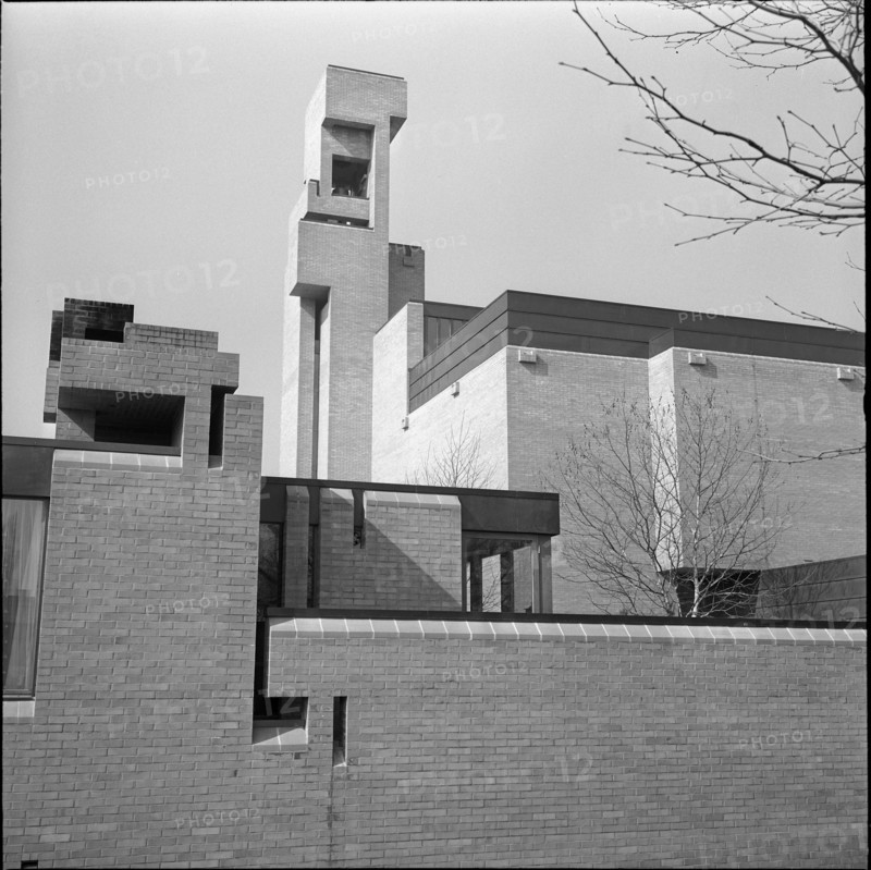 Saatlen protestant church, Zurich 1964.