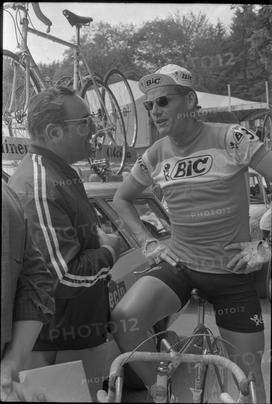 Tour de Suisse 1969: Josef Vögeli and Jan Janssen.