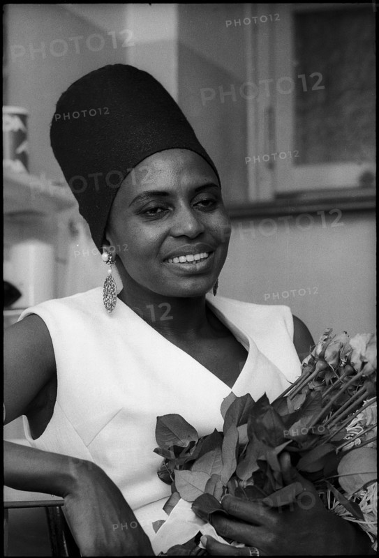 Miriam Makeba in concert, 1969.