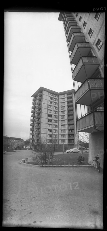 Dwelling block in Zurich 1956.