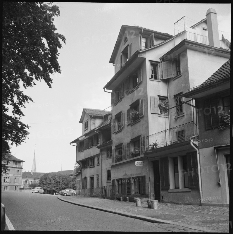 House, where Johann Heinrich Pestalozzi was born, Zurich 1953.