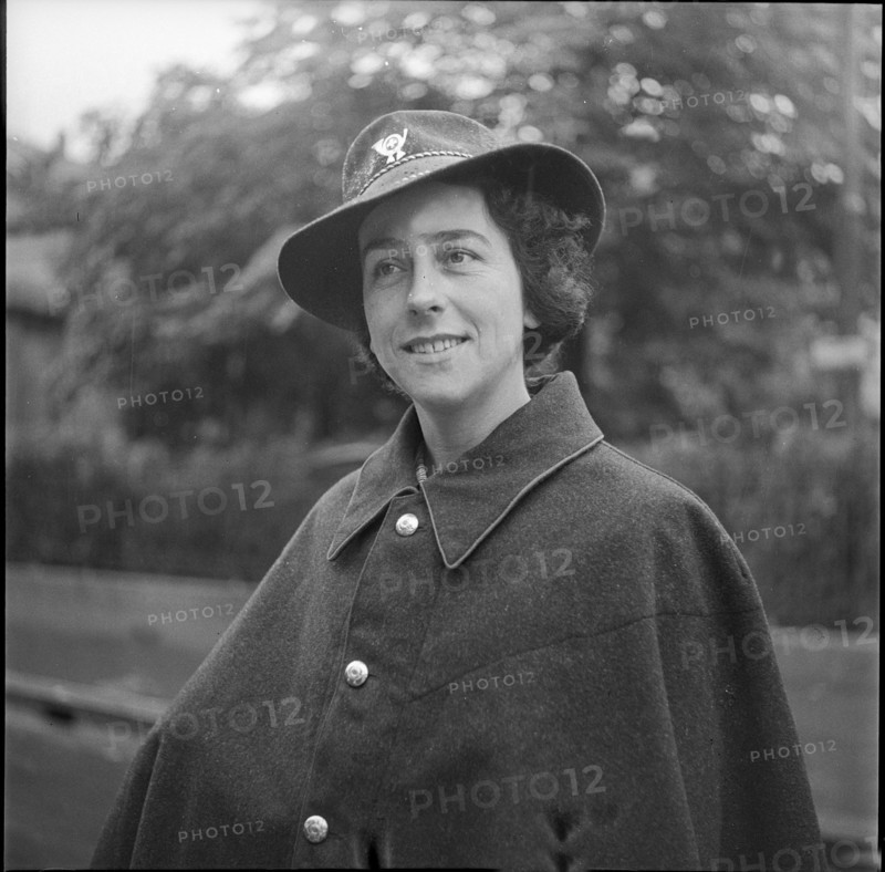 Women during World War 2; postwoman; 1940.