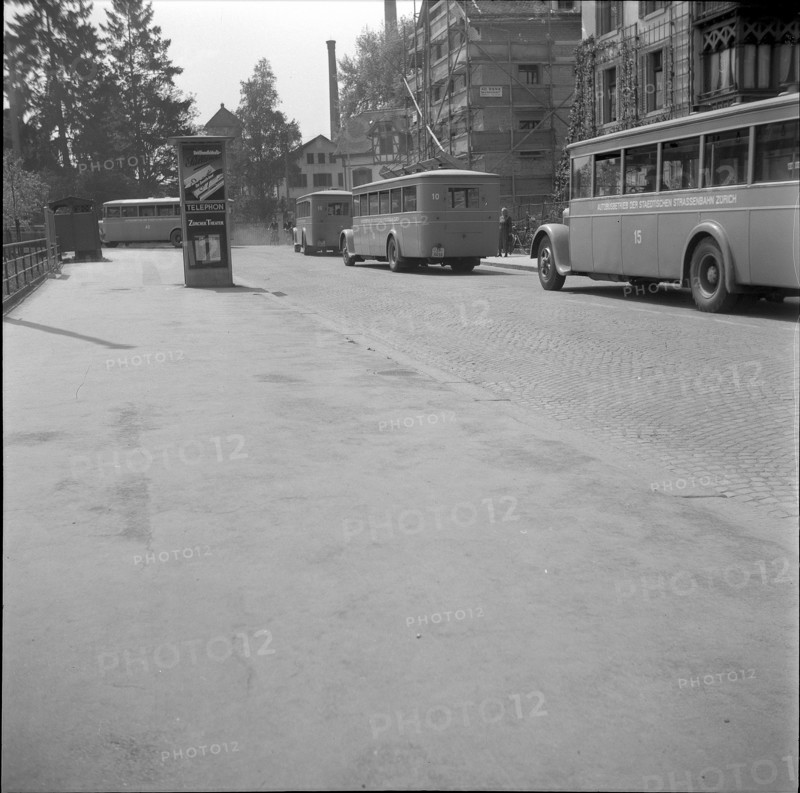 Street in Zurich; 1940.