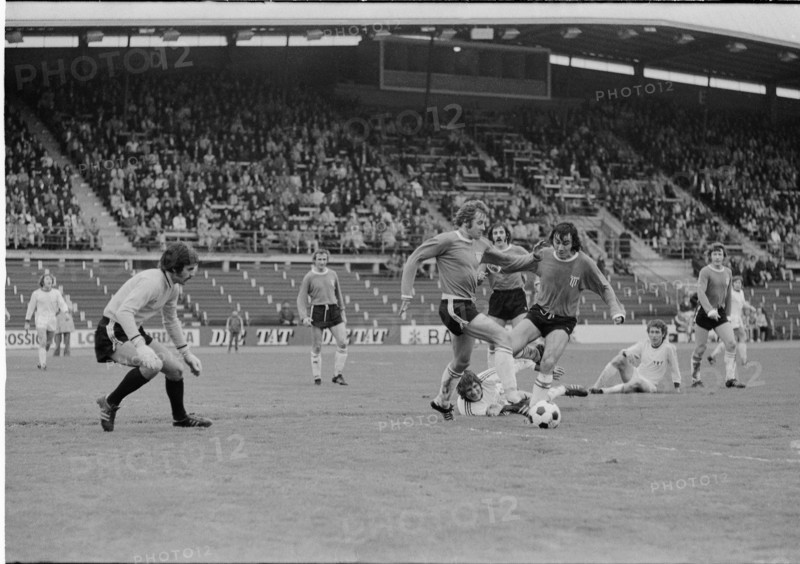 NLA 1973/74: FC St. Gallen - FC Zurich; Keeper Schuepp.