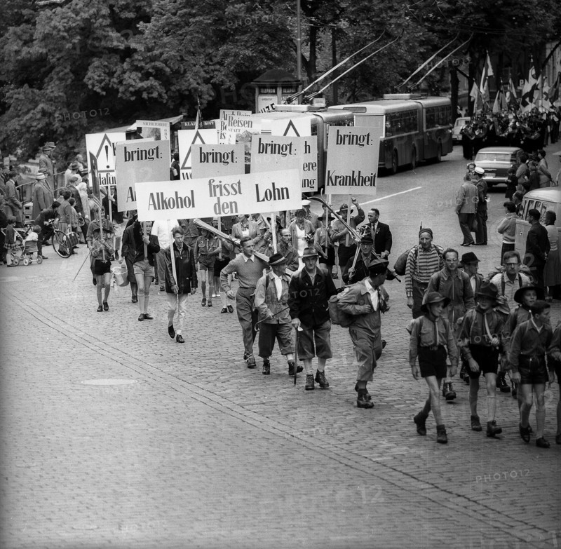 Abstinents' Day in Bern, 1963.