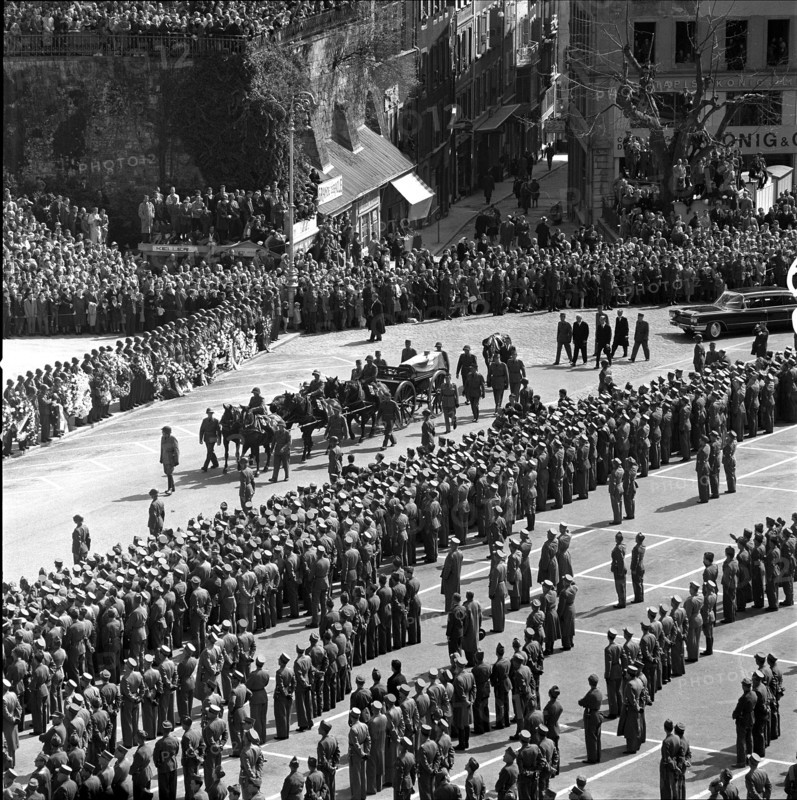 Funeral of General Guisan, 1960.