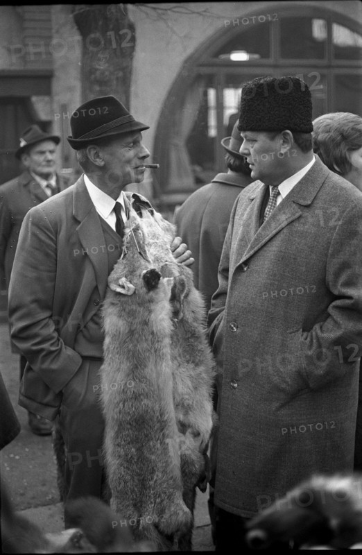 Fur market in Lucerne 1971.