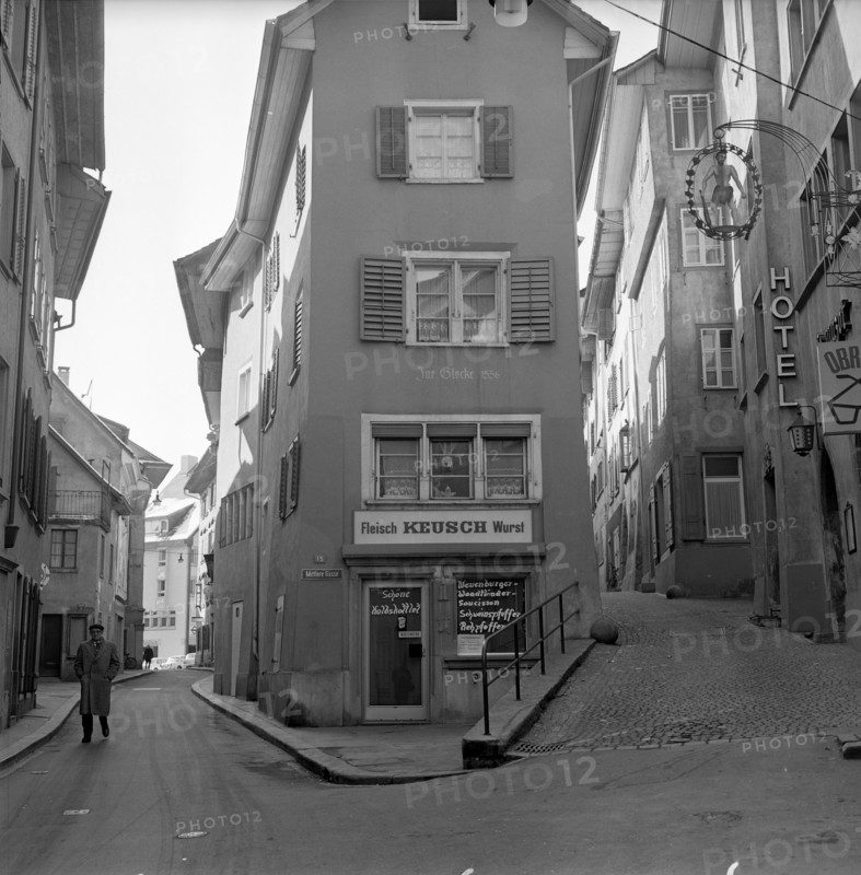Baden; Mittlere Gasse, Obergasse; 1965.