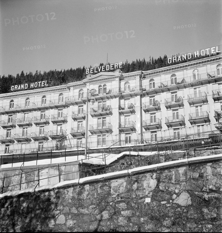 Davos: Grand Hotel Belvedere; 1949.