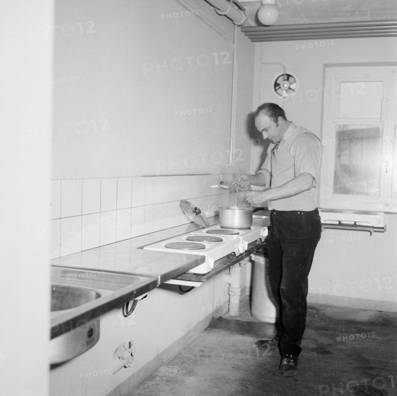 Barrack for Immigrants Casa Binz, Zurich 1961.