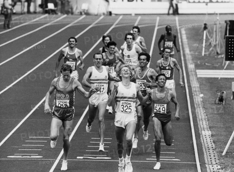 918 Scott, 341 Ovett, 325 Sieger Steve Cram, 185 Abascal, 549 Aouita, 710 Deleze.