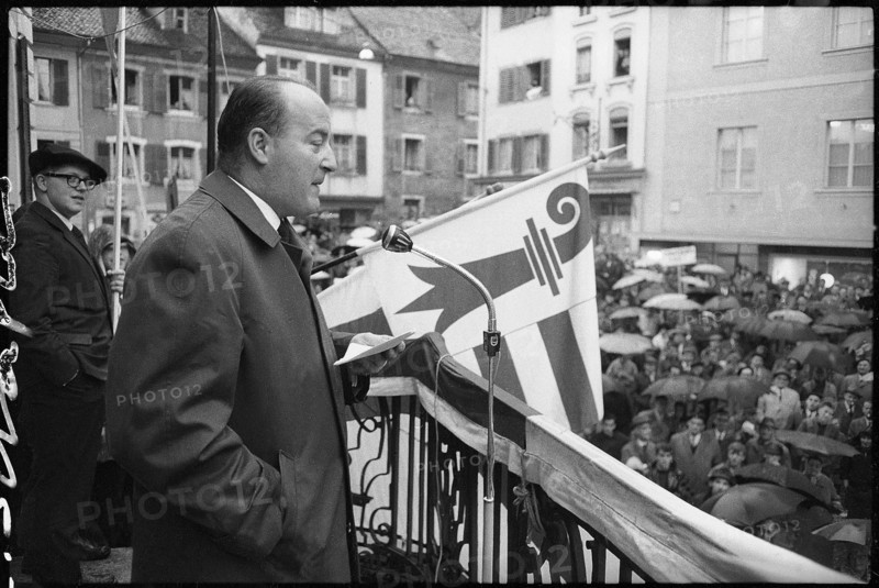 Demonstration of the Rassemblement Jurassien, 1962.